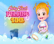 Baby Hazel Helping Time